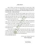 Đánh giá thực trạng và đề xuất một số giải pháp nhằm nâng cao chất lượng nước sinh hoạt trên địa bàn xã vân côn huyện hoài đức thành phố hà nội 