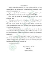 Nghiên cứu đặc điểm khu hệ và tình hình sử dụng tài nguyên bò sát ếch nhái tại khu bảo tồn loài và sinh cảnh mù cang chải tỉnh yên bái 