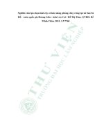 Nghiên cứu lựa chọn loài cây có khả năng phòng cháy rừng tại xã san sả hồ vườn quốc gia hoàng liên tỉnh lào cai 