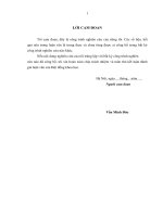 Nghiên cứu tính đa dạng sinh học khu hệ thực vật của khu bảo tồn thiên nhiên nam nung tỉnh đăk nông 