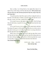 Đánh giá hiện trạng công tác quản lý rác thải sinh hoạt tại thị trấn triệu sơn huyện triệu sơn tỉnh thanh hóa 