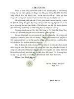 Đánh giá hiện trạng môi trường nước mặt suối nặm la đoạn chảy qua thành phố sơn la 