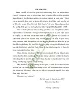 Đánh giá sự phát sinh dòng chảy và lượng đất xói mòn từ mô hình canh tác chè tại xã khe mo huyện đồng hỷ tỉnh thái nguyên 