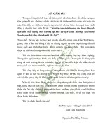 Nghiên cứu ảnh hưởng của hoạt động du lịch đến chất lượng môi trường tại khu du lịch chùa hương xã hương sơn huyện mỹ đức thành phố hà nội 