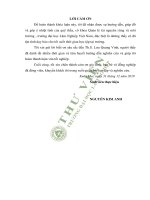 Đánh giá nhu cầu đào tạo nâng cao năng lực về lĩnh vực du lịch sinh thái tại một số khu rừng đặc dụng ở khu vực miền bắc 