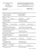 Đề thi thử tốt nghiệp THPT năm 2021 môn GDCD có đáp án - Sở GD&ĐT Cà Mau