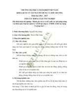 Đánh giá rủi ro và đề xuất các giải pháp nâng cao hiệu quả công tác quản lý ATLĐ tại công ty TNHH cơ khí xây dựng trường sơn 