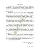 Đánh giá thực trạng và tiềm năng phát triển du lịch sinh thái tại vườn quốc gia xuân thủy 