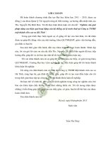 Nghiên cứu giải pháp nâng cao hiệu quả hoạt động của hệ thống xử lý nước thải tại công ty TNHH một thành viên cao su hà tĩnh 