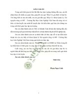 Đánh giá chất lượng nước ngầm dùng trong sinh hoạt tại thôn an cư xã trầm lộng ứng hòa hà nội 