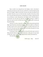 Nghiên cứu kiến thức bản địa trong chăn nuôi giống gà chín cựa galus domesticus ssp tại xã xuân sơn thuộc vùng đệm vườn quốc gia xuân sơn 