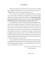 Xác định nguyên nhân gây bệnh hại lá quế cinnamomum loureirii nees và đề xuất biện pháp phòng trừ bệnh hại tại xã nậm tha huyện văn bàn tỉnh lào cai 