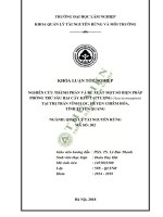 Nghiên cứu thành phần và đề xuất một số biện pháp phòng trừ sâu hại cây keo tai tượng acacia mangium tại thị trấn vĩnh lộc huyện chiêm hóa tỉnh tuyên quang 