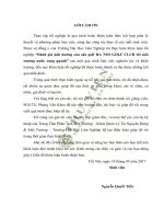 Đánh giá ảnh hưởng của sân golf HA NOI GOLF CLUB tới môi trường nước xung quanh 