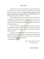 Đánh giá tính đa dạng thực vật tại rừng đặc dụng chàm chu huyện hàm yên tỉnh tuyên quang 