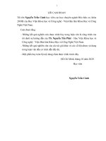 Luận văn Thạc sĩ Hoá học: Nghiên cứu thành phần hóa học của cao ethyl acetate cây Đại cán bidoup (Macrosolen bidoupensis Tagane & V.S.DANG)