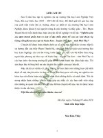 Nghiên cứu xác định thành phần loài và một số đặc điểm phân bố của các loài thuộc họ gừng zingiberaceae tại xã xuân sơn huyện tân sơn tỉnh phú thọ 