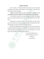 Nghiên cứu ảnh hưởng của rừng trồng keo và thông tới môi trường đất tại rừng thực nghiệm núi luốt trường đại học lâm nghiệp 