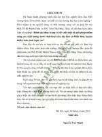 Đánh giá thực trạng và đề xuất một số giải pháp nhằm nâng cao chất lượng nước sinh hoạt trên địa bàn xã diễn kim huyện diễn châu tỉnh nghệ an 