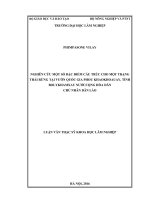 Nghiên cứu một số đặc điểm cấu trúc cho một trạng thái rừng tại vườn quốc gia phou khao khoauay tỉnh bolykhamxay nước cộng hòa dân chủ nhân dân lào 