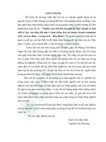 Nghiên cứu mối liên hệ giữa độ chặt với một số tính chất lý học của tầng đất mặt ở rừng trồng keo tai tượng acacia mangium wild xã cao răm lương sơn hòa bình 