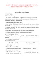 Giáo án hoạt động trải nghiệm lớp 2 bộ kết nối tri thức với cuộc sông (HK 1, chất lượng)