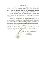 Nghiên cứu thực trạng và đề xuất giải pháp nâng cao chất lượng nước sinh hoạt tại xã hưng long huyện yên lập tỉnh phú thọ 