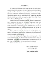 Nghiên cứu đặc điểm cấu trúc tái sinh rừng tự nhiên tại rừng phòng hộ xã thanh thủy huyện thanh chương tỉnh nghệ an 