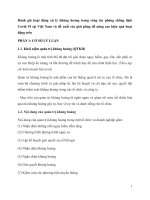 Đánh giá hoạt động xử lý khủng hoảng trong công tác phòng chống dịch Covid 19 tại Việt Nam và đề xuất các giải pháp để nâng cao hiệu quả hoạt động trên