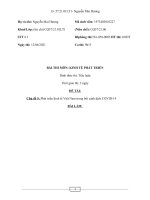 Phát triển kinh tế Việt Nam trong bối cảnh dịch COVID19