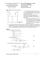 5 ĐỀ THI VÀ ĐÁP ÁN ĐIỀU KHIỂN QUÁ TRÌNH.