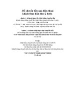 Cach ban tien cho nhau qua dien thoai