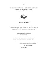 Tăng cường hoạt động thông tin thư viện trường đại học hàng hải trong giai đoạn hiện nay 