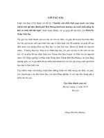 Nghiên cứu diễn biến mực nước các sông chính trên địa bàn thành phố hải phòng dưới ảnh hưởng của nước biển dâng do bão và biến đổi khí hậu  