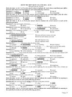 Đề 30 Đề thi thử THPT Tiếng Anh 2021 chuẩn cấu trúc đề minh họa ( có đáp án)