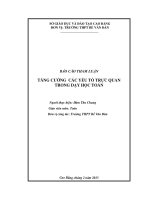 Tham luan mon toan truong Be Van Dan
