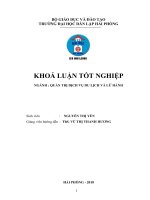 Khóa luận tốt nghiệp ngành văn hóa du lịch thực trạng và giải pháp nâng cao chất lượng phục vụ của bộ phận lễ tân tại khách sạn avani harbourview   hải phòng