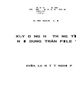 Xây dựng hệ thống tìm kiếm nội dung trên file văn bản sử dụng zend framework 