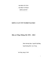 Bầu cử tổng thống mỹ 1951 2012 