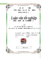Hệ thống thi trắc nghiệm triển khai tại phòng máy trường THPT nguyễn văn cừ 