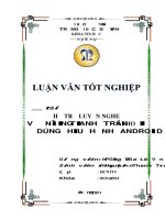 Hỗ trợ luyện nghe và nói tiếng anh trên điện thoại dùng hệ điều hành android 