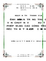Đánh giá hiện trạng thu gom vận chuyển rác thải và đề xuất các giải pháp nhằm nâng cao công tác quản lý rác thải tại khu vực chợ cồn thành phố đà nẵng 
