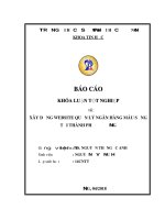 Xây dựng website quản lý ngân hàng máu sống tại thành phố đà nẵng 