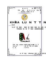 Xây dựng ứng dụng quản lý chi tiêu trên nền tảng android 