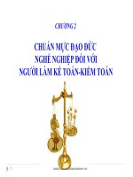 Chuẩn mực đạo đức nghề nghiệp đối với người làm kế toán kiểm toán 