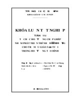 Tổ chức hoạt động chắp ghép nhằm phát triển trí nhớ hình tượng cho trẻ mẫu giáo 5 6 tuổi trong hoạt động tạo hình 