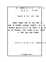 Đánh giá hiện trạng và đề xuất giải pháp khai thác sử dụng nguồn lợi rong mơ sargassum tại khu vực biển bàn than xã tam hải huyện núi thành tỉnh quảng nam 