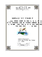 Đánh giá năng lực lập luận toán học trong giải toán hình học của học sinh lớp 4 trường tiểu học huỳnh ngọc huệ thành phố đà nẵng 