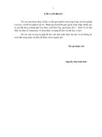 Đánh giá tình hình giải quyết tranh chấp, khiếu nại, tố cáo đất đai tại thành phố tuy hòa, tỉnh phú yên giai đoạn 2011   2016 