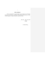 Nghiên cứu thực trạng săn bắt động vật hoang dã nhằm đề xuất các giải pháp quản lý và bảo tồn động vật hoang dã tại khu bảo tồn sao la thừa thiên huế 